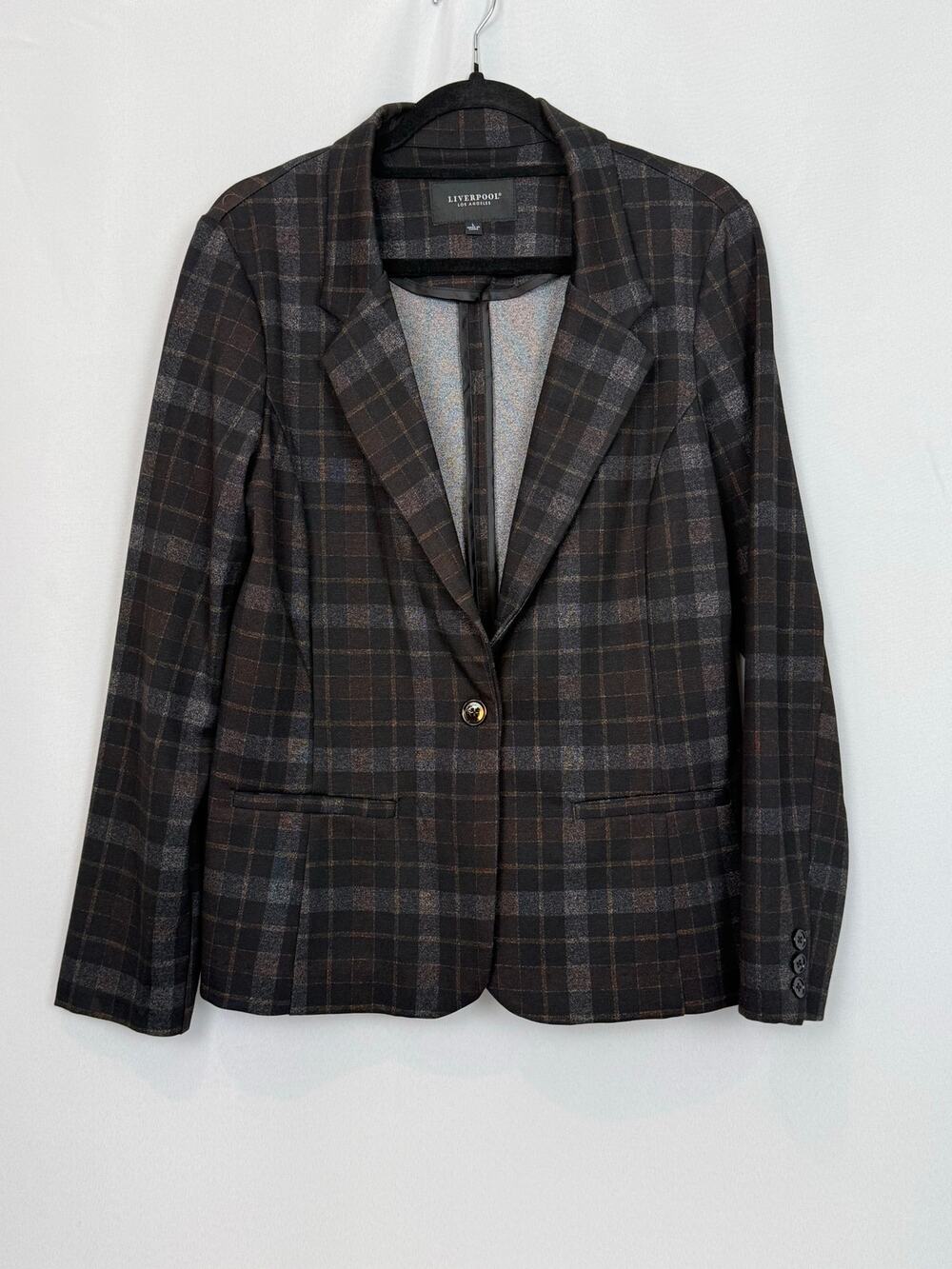 Liverpool Los Angeles Fitted One Button Blazer L